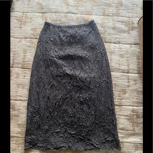 Babette SF crinkle fabric skirt M New